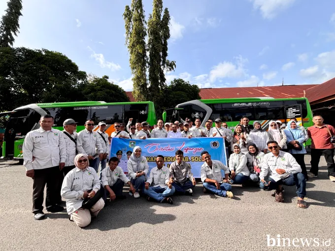 63 Wartawan Kabupaten Solok Studi Banding ke Kominfo dan Dewan Pers Jakarta