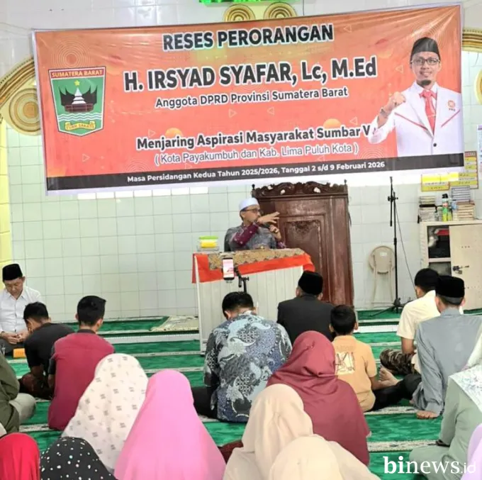 Anggota DPRD Sumbar Irsyad Safar Serap Aspirasi Warga Padang Tiakar Payakumbuh