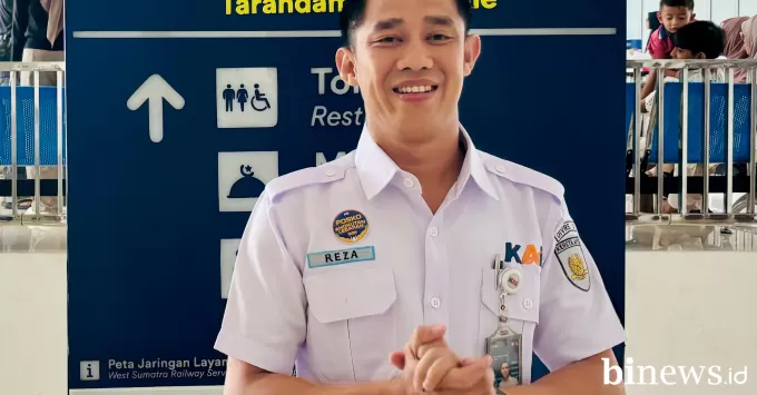 Kepala Humas KAI Divre II Sumbar, Reza Shahab mengatakan...
