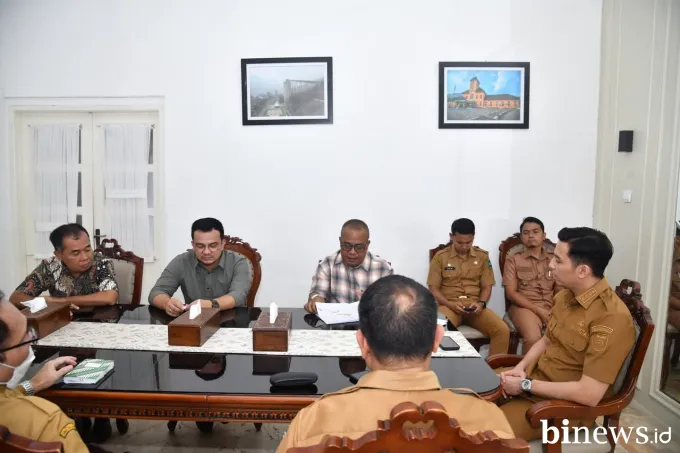 Audiensi dengan KONI, Wako Sawahlunto Siapkan Dua Opsi Tuan Rumah Porprov