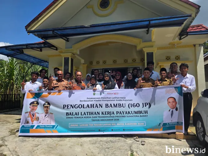 Bambu Diolah Jadi Suvenir, 16 Warga Lawang Ikuti Pelatihan Keterampilan