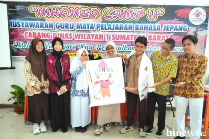 Belajar Langsung dari Sensei Jepang, Siswa Padang Panjang Antusias Ikuti Nihongo Camp 2