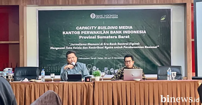BI Sumbar Gelar Capacity Building Media untuk Perkuat Jurnalisme Ekonomi di Era Digital