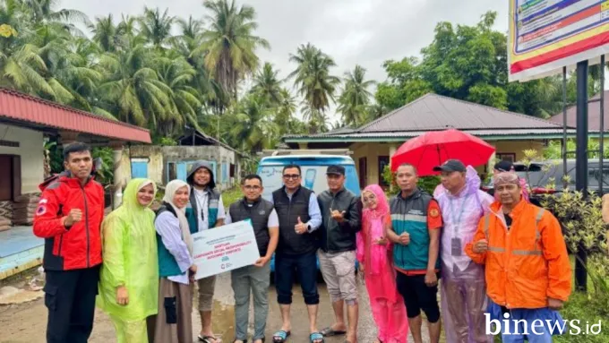 BIM Gerak Cepat Bantu 250 Pengungsi Banjir di Nagari Kampuang Galapuang Ulakan