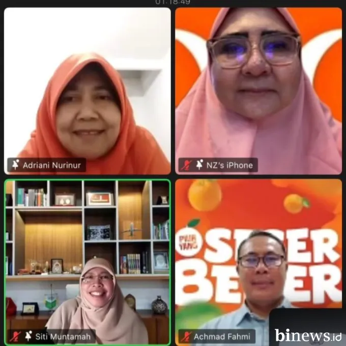 Biro PKKD-PKS Gelar Zoom Meeting : Nevi Zuairina Sampaikan Istri Kada-Wakada...