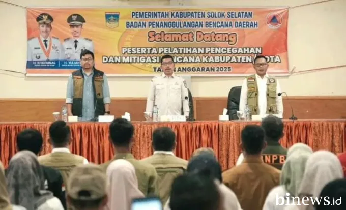 BPBD Solsel Latih 78 Perangkat Nagari soal Mitigasi Bencana