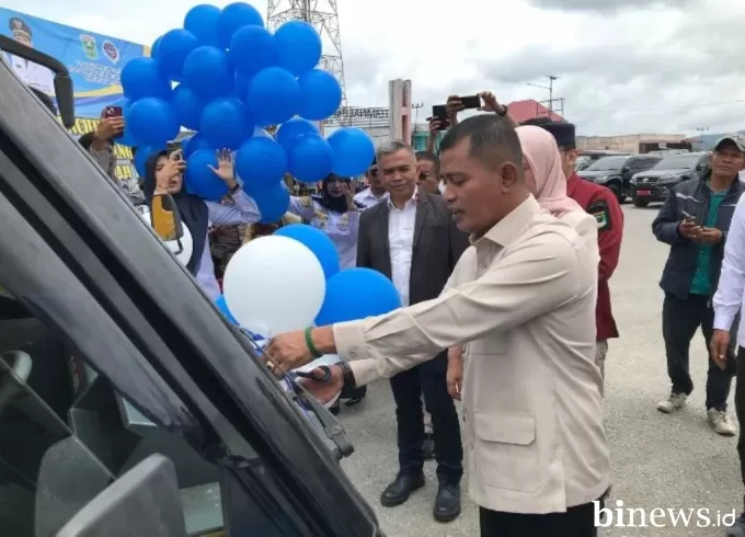 Bupati Solok Launching TPID Angkutan Barang Gratis dan Bus Sekolah Gratis