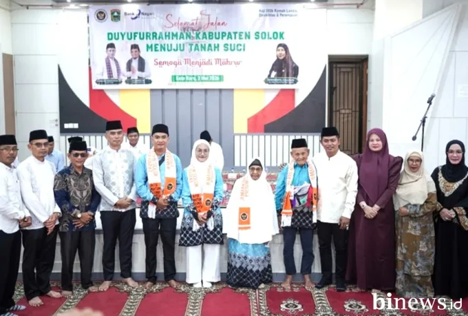 Bupati Solok Lepas 198 Calon Jamaah Haji Tahun 2026