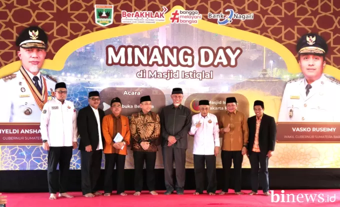 Dibuka Gubernur Event Minang Day Tandai MoU Masjid Istiqlal dan Masjid Raya Syekh Ahmad...