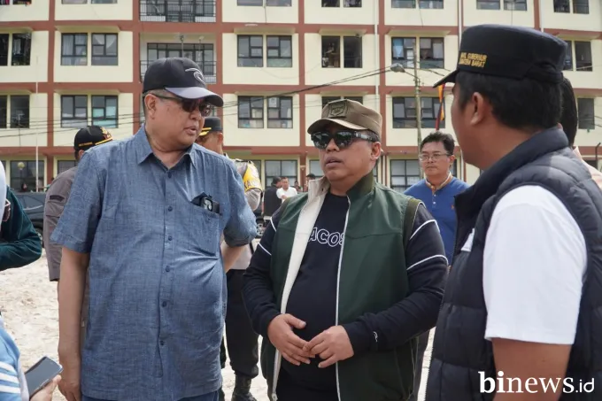 Didampingi Wako Hendri, Dirjen PU dan Wagub Vasko Tinjau Lokasi Huntap, Pastikan Warga...