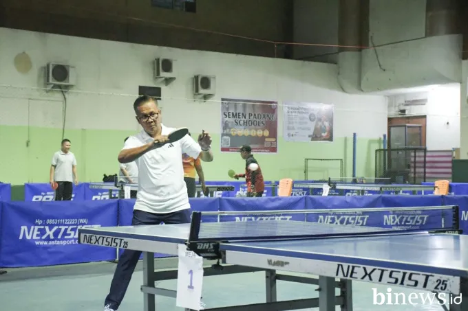 Dirut SIG Resmikan Turnamen Tenis Meja Semen Padang: Bangun Kebersamaan Lewat Olahraga