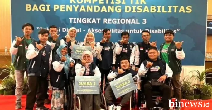 Indah Tri Wahyuni, S.Pd, penyandang disabilitas rungu asal...