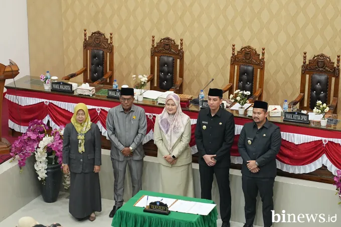 DPRD Kota Sawahlunto Setujui Rancangan Perubahan KUA dan PPAS Kota Tahun 2025