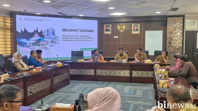 DPRD Sumbar Terima Kunjungan Bamus DPRD Pesisir Selatan, Bahas Sinergi dan Tata Kelola