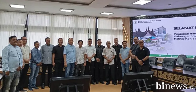 DPRD Sumbar Terima Kunjungan Kerja Gabungan Komisi DPRD Solok Selatan