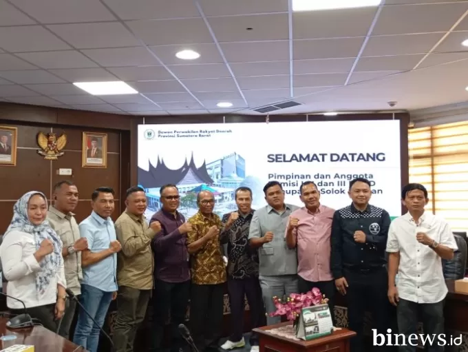 DPRD Sumbar Terima Kunjungan Tiga Komisi DPRD Solok Selatan