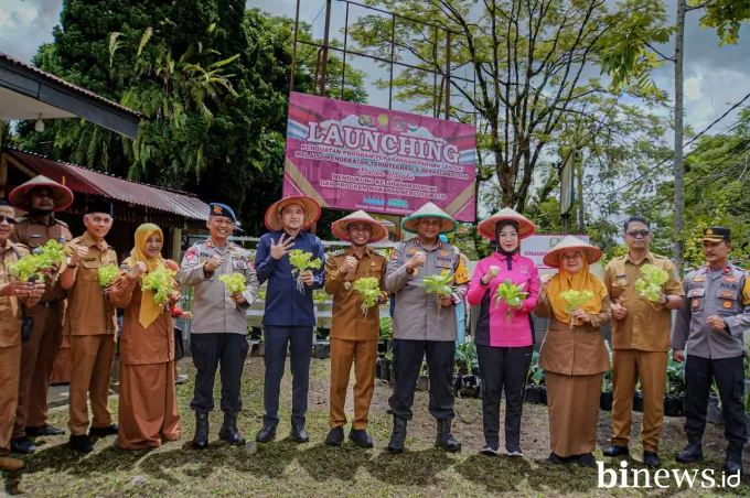 Dukung Asta Cita, Polres Luncurkan Program Penguatan Pekarangan Pangan Lestari