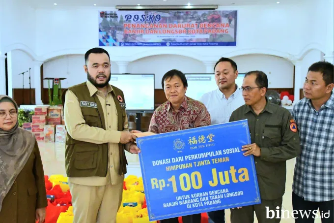 Dukungan untuk Penanganan Bencana Hidrometeorologi di Kota Padang Terus Mengalir