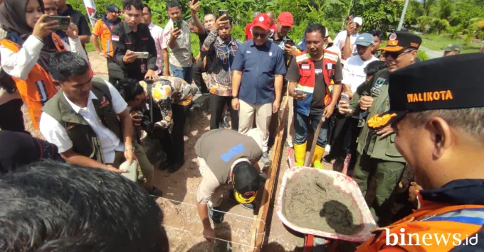 Emridona Jadi Penerima Huntap Mandiri Sepablock Pertama di Kota Pariaman