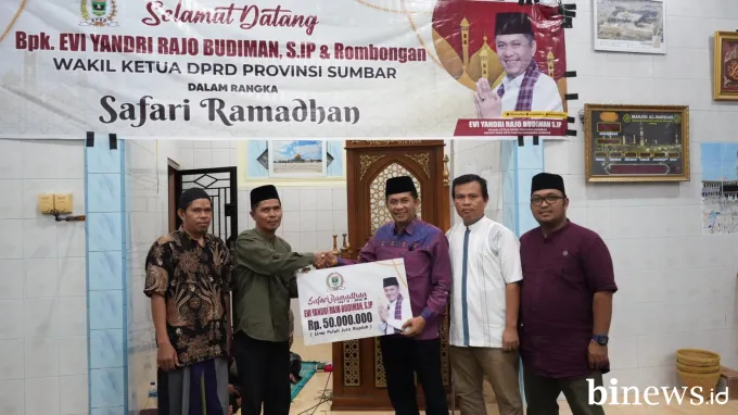 Evi Yandri Apresiasi Pesatnya Pembangunan Masjid di Sumbar, Ajak Generasi Muda Makmurkan...