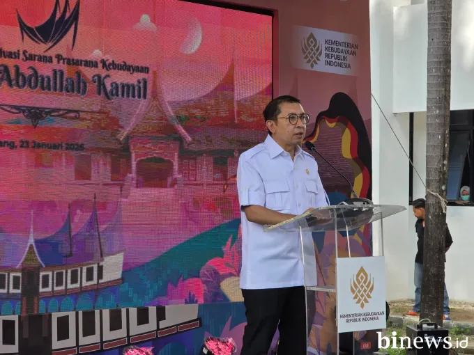 Gedung Abdullah Kamil Diresmikan, Fadli Zon Dorong Dinamisasi Budaya Sumatera Barat