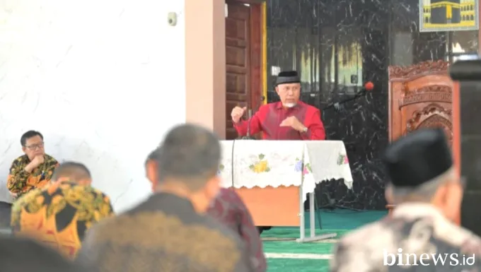 Gubernur Hadiri Halal Bihalal Dinas Pendidikan Sumbar