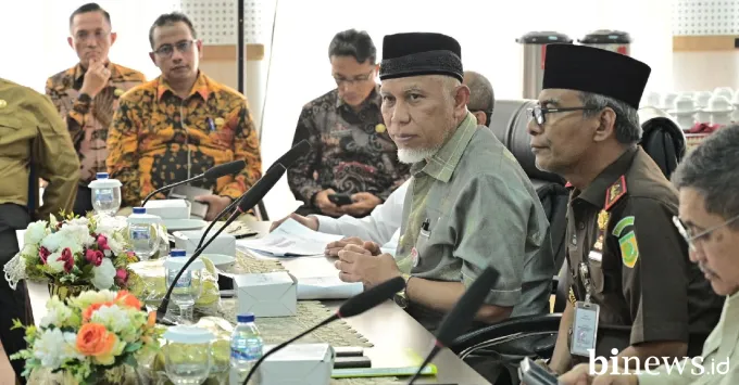 Pemprov Sumbar dalam rapat pendahuluan yang digelar di...