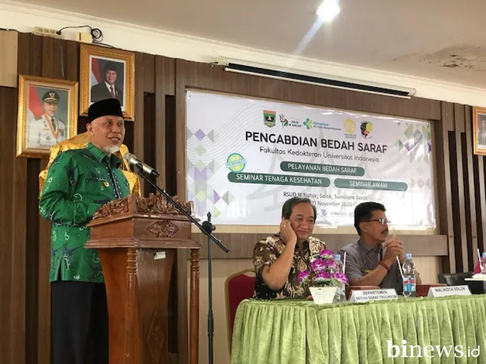 Gubernur Sumbar Sambut Baik Pengabdian Bedah Saraf FKUI--RSCM di RSUD M. Natsir Solok