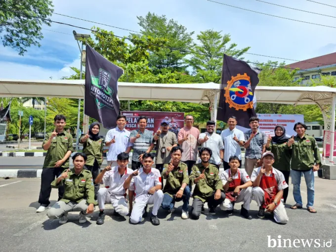 Himoto FT UNP Bersama Honda Hayati Adakan Service Gratis Kendaraan untuk Korban Bencana