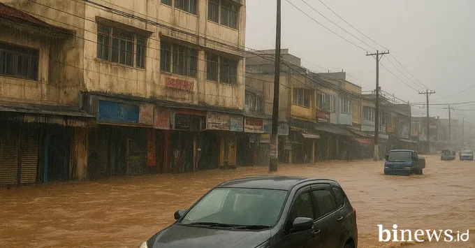 Hujan Lebat Picu Ancaman Bencana Serentak di 14 Kabupaten/Kota Sumbar