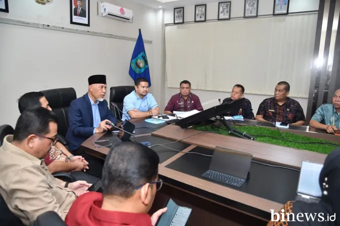 Jeffry Hibatullah Dampingi Gubernur Mahyeldi Pimpin Rakor Sinkronisasi Percepatan...