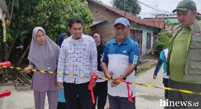 Jembatan Baru di Banuaran Nan XX Diresmikan Anggota DPRD Padang H. Rusdi