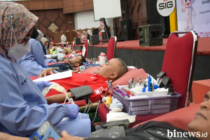 Kepedulian Tanpa Batas, PT Semen Padang Kumpulkan 355 Kantong Darah