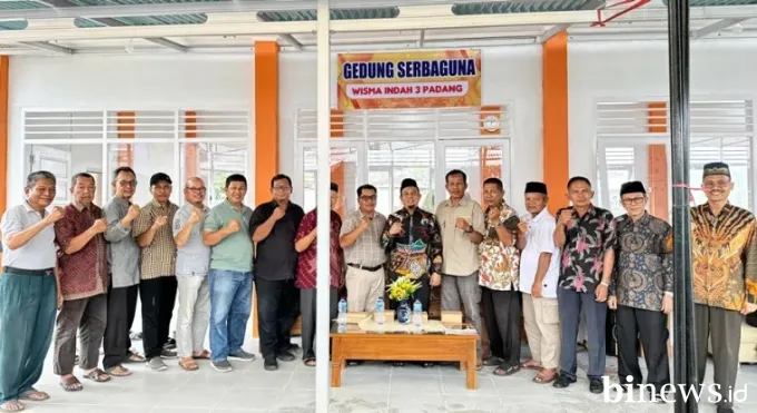 Ketua DPRD Kota Padang Resmikan Gedung Serbaguna Wisma Indah 3