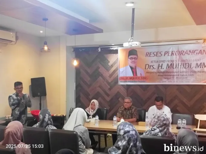 Ketua DPRD Sumbar Jaring Aspirasi UMKM di Kota Padang