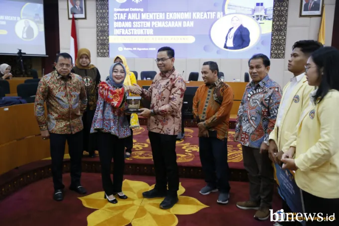 Kuliah Umum Bersama Staf Ahli Menekraf, UNP Perkuat Pendidikan Ekonomi Kreatif