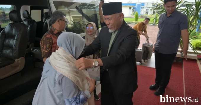 Kunker ke Sumbar 3 Hari, Menteri PPPA Disambut Gubernur Mahyeldi Ansharullah di BIM