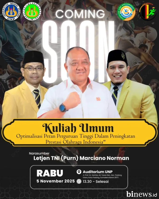 Letjen TNI (Purn) Marciano Norman Isi Kuliah Umum di UNP