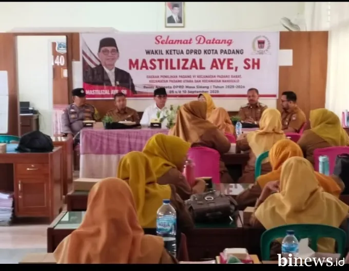 Mastilizal Aye Serap Aspirasi Dunia Pendidikan, SMPN 40 Padang Minta Fasilitas Sekolah...