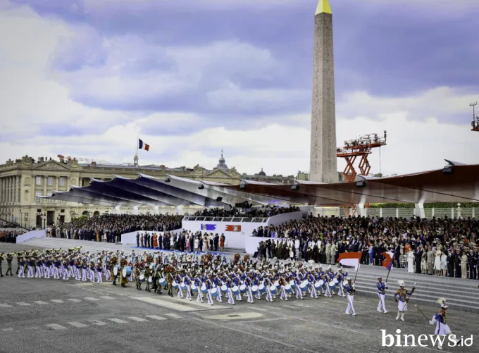Membuka Parade di Paris, Satgas Patriot II Indonesia Curi Perhatian di Bastille Day 2025