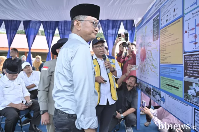 Menteri PUPR Pastikan Kesiapan Pembangunan 9 Sabo Dam di Marapi Hampir Tuntas