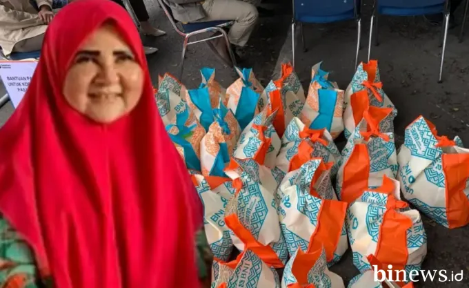Nevi Zuairina Salurkan Bantuan BNI untuk Korban Kebakaran Pasar