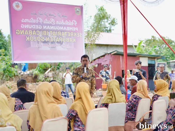 Pemkab Solok Dukung Pembangunan Gedung Sekretariat IBI di Koto Gaek Guguak