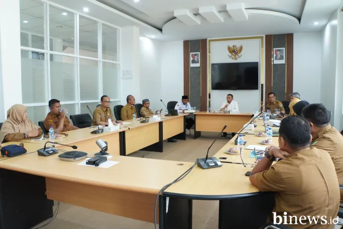 Pemko Gelar Rapat Percepatan Program Makan Bergizi Gratis