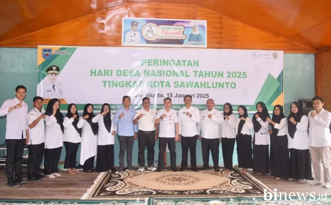 Pemko Sawahlunto Gelar Apel Hari Desa Nasional 2025 di Desa Kubang Tangah