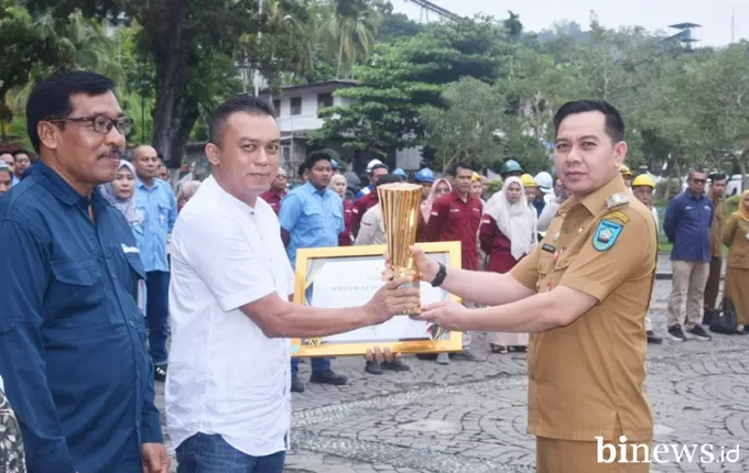 Pemko Sawahlunto Peringati Bulan K3, Penghargaan Diberikan untuk Perusahaan Inklusif