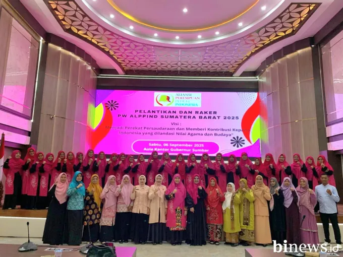 Pengurus Baru ALPPIND Sumbar 2025--2030 Resmi Dikukuhkan