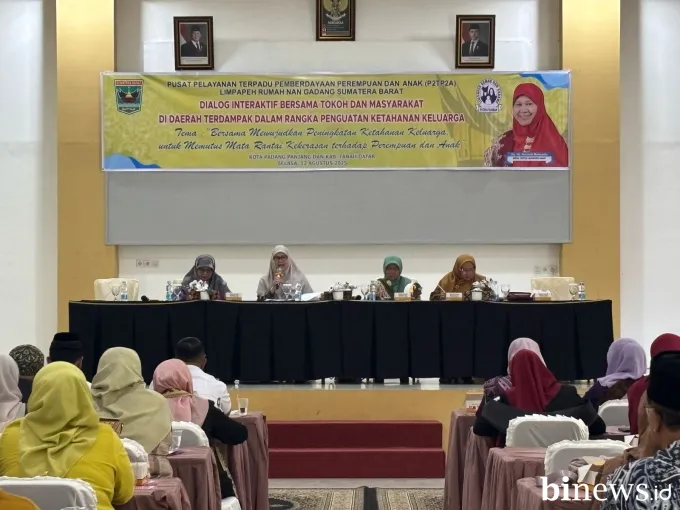 Perkuat Ketahanan Keluarga, Ketua P2TP2A Sumbar Gelar Dialog Interaktif di Padang Panjang