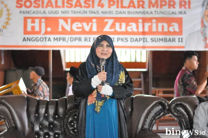 Perkuat Wawasan Kebangsaan, Nevi Zuairina Gelar Sosialisasi Empat Pilar di Pasaman