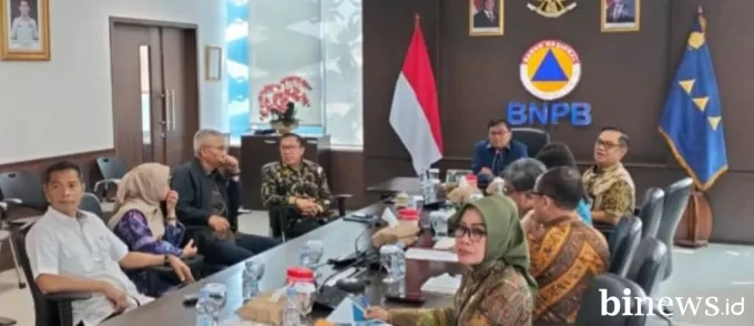 Pj. Sekda Kalaksa BPBD Sumbar Ikuti Rapat Persiapan Kunjungan Kepala BNPB ke Sumatera...
